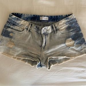 Express denim shorts
